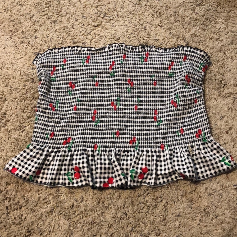 Cherry tube top